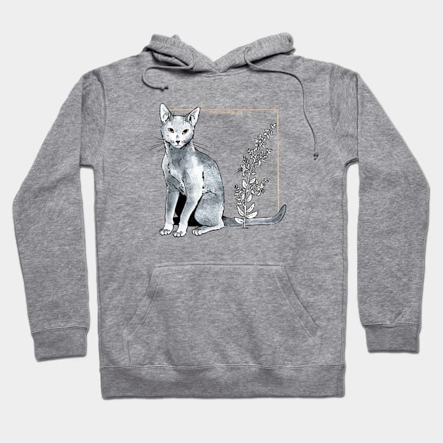 RUSSIAN BLUE Hoodie by paristandard